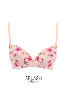 画像2: ROMANCE push set B｜ブラ＆ショーツセット｜3/4カップ・すっぴん美乳ブラ・ノーマルショーツ｜Sawren サブレン【即日発送・クーポン適用対象外・ショーツのサイズ交換NG】輸入下着・高級ランジェリー  (2)