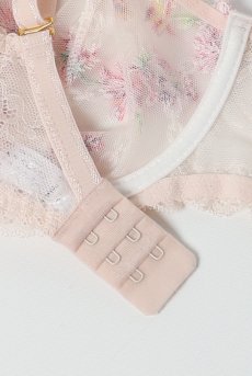 画像11: ROMANCE soft  | 一枚レース・パッドなし・ワイヤーブラ・3/4カップ・ピンク | Sawren サブレン【即日発送・サイズ交換OK】※メール便対象商品※輸入下着・高級ランジェリー  (11)