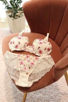 画像30: ROMANCE push set B｜ブラ＆ショーツセット｜3/4カップ・すっぴん美乳ブラ・ノーマルショーツ｜Sawren サブレン【即日発送・クーポン適用対象外・ショーツのサイズ交換NG】輸入下着・高級ランジェリー  (30)