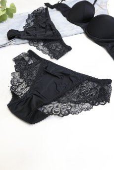 画像29: NOIR push set B|ブラ&ショーツセット|3/4カップ・ノーマルショーツ|Sawren サブレン【即日発送・ショーツのサイズ交換NG】インポート・輸入下着・高級ランジェリー  (29)