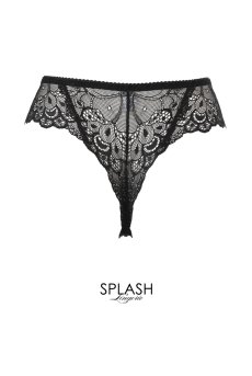 画像2: NOIR thong  | タンガ・Tバック・ブラック | Sawren サブレン【即日発送・サイズ交換NG・メール便対象】輸入下着・高級ランジェリー  (2)