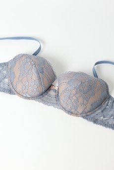 画像8: AUBE push  | 3/4カップ・ワイヤーブラ・ブルーグレー | Sawren サブレン【即日発送】インポート・輸入下着・高級ランジェリー  (8)