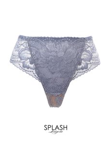 画像1: AUBE thong  | タンガ・Ｔバック・ブルーグレー | Sawren サブレン【即日発送・サイズ交換NG・メール便対象】輸入下着・高級ランジェリー  (1)