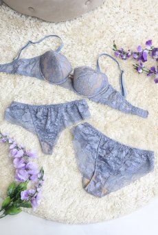 画像17: AUBE thong  | タンガ・Ｔバック・ブルーグレー | Sawren サブレン【即日発送・サイズ交換NG・メール便対象】輸入下着・高級ランジェリー  (17)