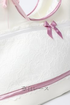 画像15: 【数量限定】ギフト専用ハッピーバッグ｜BAG-WH｜マルチトラベルバッグ【ランジェリーとのあわせ買い対象】Sawren×SPLASHコラボ｜高級ランジェリーレース使用｜ホワイト×パープル・軽量＆大容量｜HAPPY BAG 2026【ランジェリーとのあわせ買い対象】 (15)