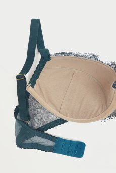 画像11: FOREST push  | 3/4カップ・ワイヤーブラ・グリーン | Sawren サブレン【即日発送】インポート・輸入下着・高級ランジェリー  (11)