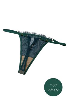 画像8: FOREST thong  | タンガ・Ｔバック・グリーン | Sawren サブレン【即日発送・サイズ交換NG・メール便対象】輸入下着・高級ランジェリー  (8)
