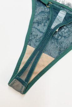 画像11: FOREST thong  | タンガ・Ｔバック・グリーン | Sawren サブレン【即日発送・サイズ交換NG・メール便対象】輸入下着・高級ランジェリー  (11)