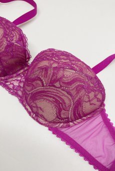 画像8: AUDACE push  | 3/4カップ・ワイヤーブラ・マゼンタ | Sawren サブレン【即日発送】インポート・輸入下着・高級ランジェリー  (8)