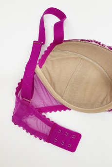 画像10: AUDACE push  | 3/4カップ・ワイヤーブラ・マゼンタ | Sawren サブレン【即日発送】インポート・輸入下着・高級ランジェリー  (10)