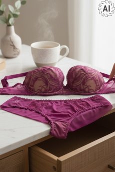 画像4: AUDACE brief  | ノーマルショーツ・ブリーフ・マゼンタ | Sawren サブレン【即日発送・サイズ交換NG・メール便対象】輸入下着・高級ランジェリー  (4)