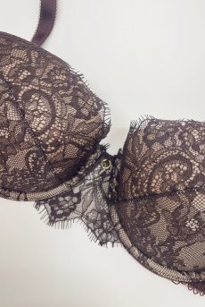 画像6: VELOUTE push  | 3/4カップ・ワイヤーブラ・ブラウン | Sawren サブレン【即日発送】インポート・輸入下着・高級ランジェリー  (6)