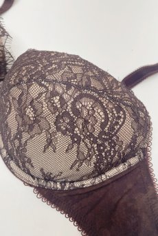 画像7: VELOUTE push  | 3/4カップ・ワイヤーブラ・ブラウン | Sawren サブレン【即日発送】インポート・輸入下着・高級ランジェリー  (7)