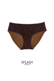 画像1: VELOUTE brief  | ノーマルショーツ・ブリーフ・ブラウン | Sawren サブレン【即日発送・サイズ交換NG・メール便対象】輸入下着・高級ランジェリー  (1)