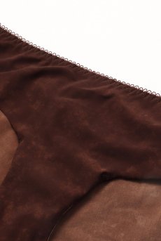 画像8: VELOUTE brief  | ノーマルショーツ・ブリーフ・ブラウン | Sawren サブレン【即日発送・サイズ交換NG・メール便対象】輸入下着・高級ランジェリー  (8)