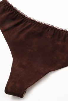 画像9: VELOUTE thong  | タンガ・Ｔバック・ブラウン | Sawren サブレン【即日発送・サイズ交換NG・メール便対象】輸入下着・高級ランジェリー  (9)