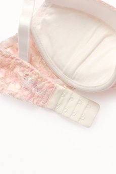 画像16: BLUSH push  | 3/4カップ・ワイヤーブラ・ピンク×クリーム | Sawren サブレン【即日発送】インポート・輸入下着・高級ランジェリー  (16)