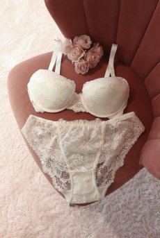 画像20: BLUSH brief  | ノーマルショーツ・ブリーフ・ピンク×クリーム | Sawren サブレン【即日発送・サイズ交換NG・メール便対象】輸入下着・高級ランジェリー  (20)