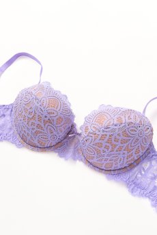 画像7: PROVENCE push  | 3/4カップ・ワイヤーブラ・パープル | Sawren サブレン【即日発送】インポート・輸入下着・高級ランジェリー  (7)