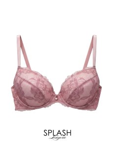 画像2: PEONY push  | 3/4カップ・ワイヤーブラ・ピンク | Sawren サブレン【即日発送】インポート・輸入下着・高級ランジェリー  (2)