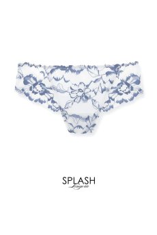 画像1: NUVOLA brief  | ノーマルショーツ・ホワイトブルー | Sawren サブレン【即日発送・サイズ交換NG・メール便対象】輸入下着・高級ランジェリー  (1)