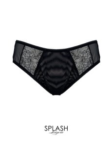 画像1: VEIL brief  | ノーマルショーツ・ブラック | Sawren サブレン【サイズ交換NG・メール便対象】輸入下着・高級ランジェリー  (1)