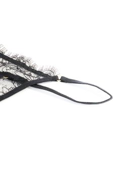 画像14: VEIL-G-string  | Gストリングショーツ・Ｔバック・ブラック | Sawren サブレン【サイズ交換NG・メール便対象】輸入下着・高級ランジェリー  (14)