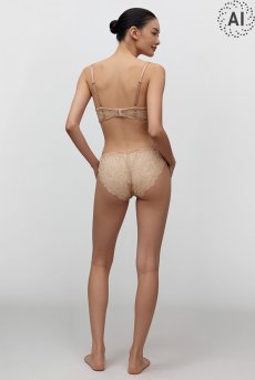 画像6: 【先行予約】NUDE brief  | ノーマルショーツ・ライトベージュ | Sawren サブレン【サイズ交換NG・メール便対象】輸入下着・高級ランジェリー  (6)