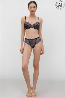 画像7: 【先行予約】OPERA-navy brief  | ノーマルショーツ・ネイビー | Sawren サブレン【サイズ交換NG・メール便対象】輸入下着・高級ランジェリー  (7)