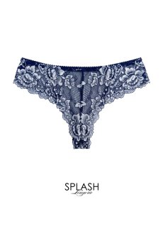 画像4: 【先行予約】OPERA-navy thong  | タンガ・Ｔバック・ネイビー | Sawren サブレン【サイズ交換NG・メール便対象】輸入下着・高級ランジェリー  (4)