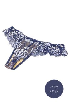 画像11: 【先行予約】OPERA-navy thong  | タンガ・Ｔバック・ネイビー | Sawren サブレン【サイズ交換NG・メール便対象】輸入下着・高級ランジェリー  (11)