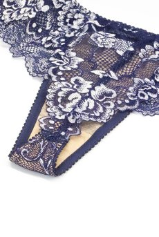画像13: 【先行予約】OPERA-navy thong  | タンガ・Ｔバック・ネイビー | Sawren サブレン【サイズ交換NG・メール便対象】輸入下着・高級ランジェリー  (13)