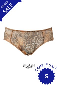 画像1: 【サンプル特別価格】Sサイズ｜LATTE brief  | ノーマルショーツ・ブリーフ・シースルー | Sawren サブレン※メール便対象商品※輸入下着・高級ランジェリー （再入荷なし） (1)