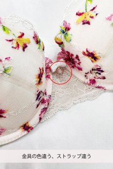 画像2: 【サンプル特別価格】70Dサイズ｜ROMANCE push  | 3/4カップ・ワイヤーブラ・ピンク | Sawren サブレンインポート・輸入下着・高級ランジェリー  (2)