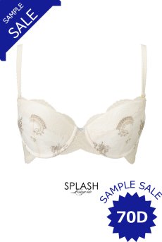 画像1: 【サンプル特別価格】70Dサイズ｜ESQUISSE push  | 3/4カップ・ワイヤーブラ・エクリュ | Sawren サブレンインポート・輸入下着・高級ランジェリー (再入荷なし) (1)