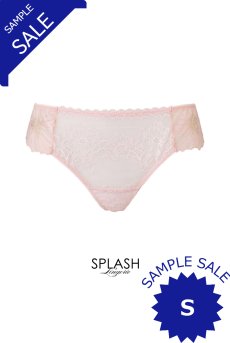 画像1: 【サンプル特別価格】Sサイズ｜EPHEMERE thong  | タンガ・Ｔバック・ベビーピンク | Sawren サブレン※メール便対象商品※輸入下着・高級ランジェリー （再入荷なし） (1)