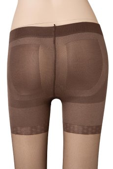 画像3: 在庫限り｜HOLD UP 40 cappucino  | 着圧ストッキング 40デニール・無地・ヒップアップ・ブラウン | Veneziana ベネチアナ【即日発送・サイズ交換NG・メール便対象】 （再入荷なし） (3)