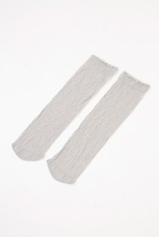 画像6: ANIMAL 20 Socks argento  | ショートストッキング・アニマル柄・グレー | Veneziana ベネチアナ【即日発送・サイズ交換NG】※2足までメール便対象※  (6)