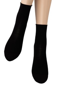 画像3: COTONE 300 Socks nero  | ショートストッキング・300デニール・無地・ブラック | Veneziana ベネチアナ【即日発送・サイズ交換NG】※2足までメール便対象※  (3)