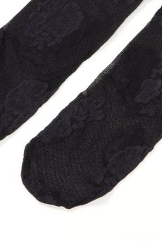 画像8: FANNY Socks nero  | ショートストッキング・花柄・ブラック | Veneziana ベネチアナ【即日発送・サイズ交換NG】※2足までメール便対象※  (8)