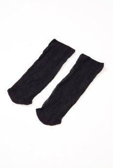 画像7: FIORE Socks nero  | ショートストッキング・花柄・ブラック | Veneziana ベネチアナ【即日発送・サイズ交換NG】※2足までメール便対象※  (7)