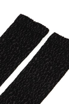 画像7: LEOPARDO Socks grey  | ショートストッキング・レオパード柄・グレー×ブラック | Veneziana ベネチアナ【即日発送・サイズ交換NG】※2足までメール便対象※  (7)