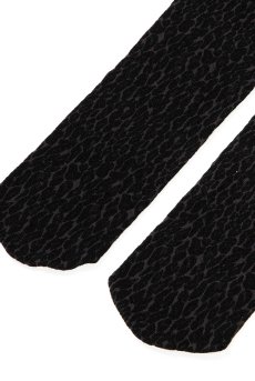 画像8: LEOPARDO Socks grey  | ショートストッキング・レオパード柄・グレー×ブラック | Veneziana ベネチアナ【即日発送・サイズ交換NG】※2足までメール便対象※  (8)