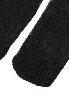 画像6: MAXIMA Socks nero  | ショートストッキング・花柄・ブラック | Veneziana ベネチアナ【即日発送・サイズ交換NG】※2足までメール便対象※  (6)