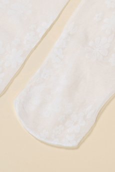 画像8: MAXIMA Socks bianco  | ショートストッキング・花柄・ホワイト | Veneziana ベネチアナ【即日発送・サイズ交換NG】※2足までメール便対象※  (8)