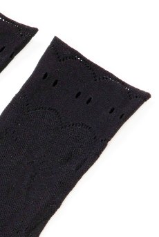 画像6: MILANO Socks nero  | ショートストッキング・花柄・網・ブラック | Veneziana ベネチアナ【即日発送・サイズ交換NG】※2足までメール便対象※  (6)