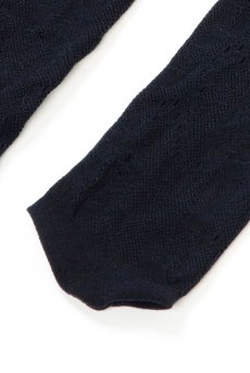 画像8: MILANO Socks marine  | ショートストッキング・花柄・網・ネイビー | Veneziana ベネチアナ【即日発送・サイズ交換NG】※2足までメール便対象※  (8)