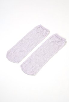 画像5: SALMA Socks lilla  | ショートストッキング・花柄・ラベンダー | Veneziana ベネチアナ【即日発送・サイズ交換NG】※2足までメール便対象※  (5)