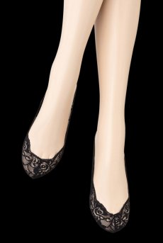 画像5: BALETTO Foot nero  | フットカバー・レース・ブラック | Veneziana ベネチアナ【即日発送・サイズ交換NG】※2足までメール便対象※  (5)