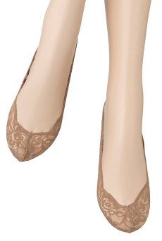 画像3: BALETTO Foot beige  | フットカバー・レース・ベージュ | Veneziana ベネチアナ【即日発送・サイズ交換NG】※2足までメール便対象※  (3)